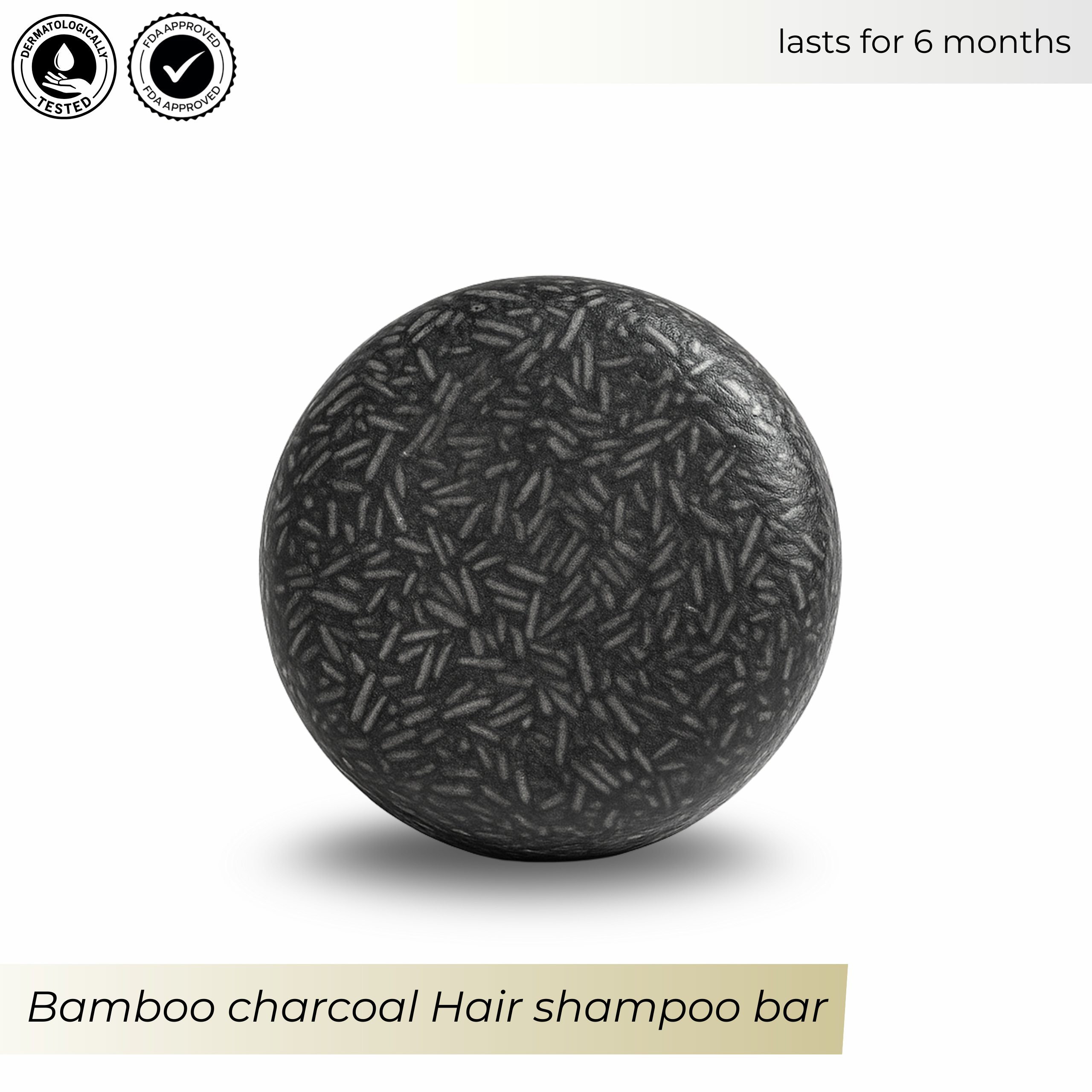 ShadeBar™ - Bamboo charcoal Hair shampoo bar